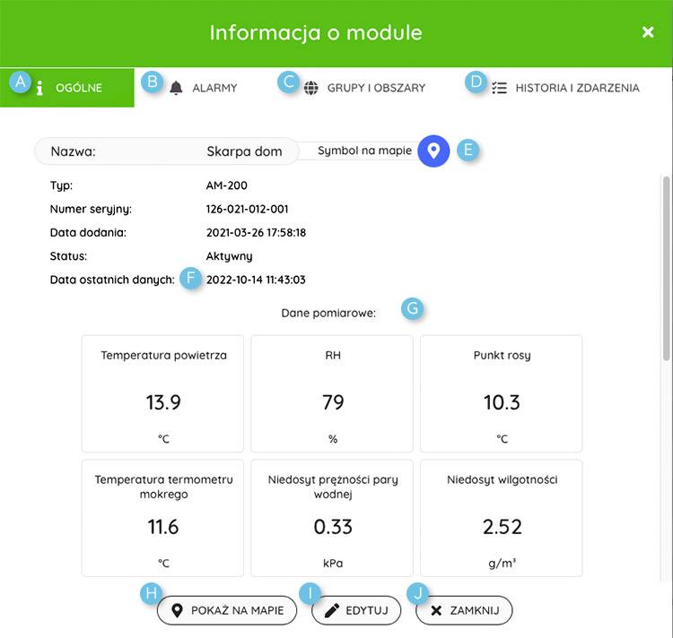 Info o module