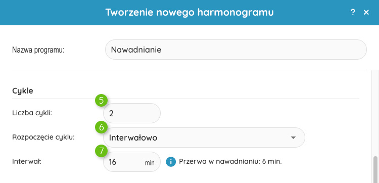 Tworzenie harmonogramu 3