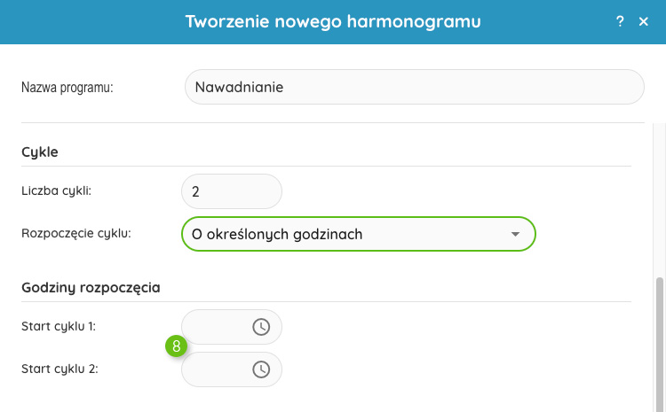 Tworzenie harmonogramu 4