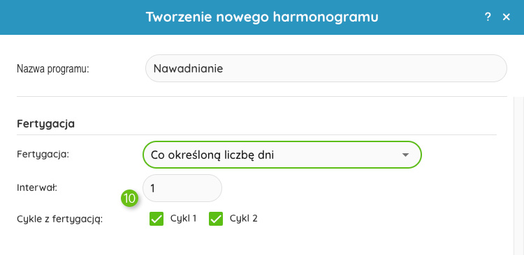 Tworzenie harmonogramu 6