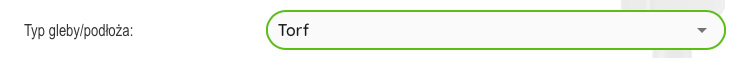 Wybór typu gleby/podłoża