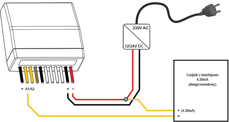 Schematy podłączeń 2przewodowy